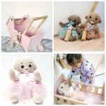 Cot + Pram + Newborn Baby