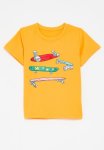 PoP Candy Printed Crew Neck Tee - Orange