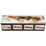 Divided Dry Fruit Square Bowl Set 3PC