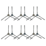 12 Pcs For E10S Side Brush Robotic Replacement