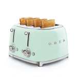 Smeg Square Four Slice Toaster Glossy Finish - Red