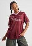 V Neck Sports Jersey - Cherry Lacquer leisure League