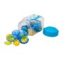 Large Transparent Tactile Shells - 48 Pieces - 2 Colours
