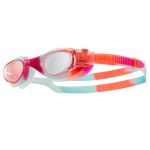 Tyr Vesi Youth Tie Dye Goggles Pink White