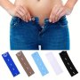 Women's Elastic Waist Extender Band Adjustable Pants Jeans Trousers Waist Expander Waistband Extender Belt For Postpartum Recovery