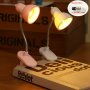 1PC MINI Portable Eye-protecting Clip Book Light LED Warm Light Night Reading Light Adjustable Arm Reading Light With Battery