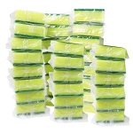 Sadocom 36 Pack Dishwashing Sponge Individually Wrapped Non Scratch Scrub Sponges Scouring Pad For Household Cleaning Sink Pots