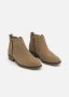Side Zip Genuine Suede Ankle Boots