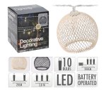 LED Lights 10 Lamps Metal 2 Ass