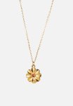 Pretty Flower Pendant Necklace - Gold