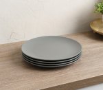 Comida - Dinner Plate 10.5" - 4PC - Charcoal