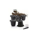 Coffee Accessories Coffee Capsule Filters With Spoon Black 5PCS