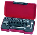 Teng Tools 23PC 1 4 Inch Drive Socket Set