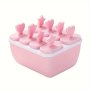 8-Grid BPA Free Reusable Popsicle Mold Set DIY Ice Cream Popsicles For Stalls Food Trucks Cafes Catering Event Holding Eid Al-Adha Mubarak
