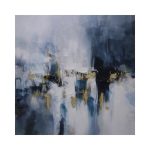 Oil Painting Abstract Grey