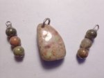 Unakite Healing Pendant A258