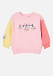 Cotton On License Dusty Fleece Crew Neck - Lcn Dis Mickey Better Together blush Pink
