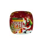 Glass Bowl Santa Claus 19X4CM - Santa By Bakery