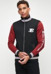 Ben Sherman Varsity Bomber Jacket - Black berry