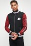 Ben Sherman Varsity Bomber Jacket - Black/berry