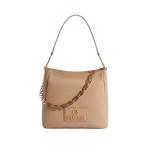 Chain Strap Shoulder Bag -beige