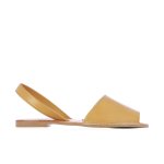 Slingback Flat Sandal -mustard