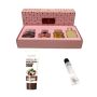 Mystical Pink Gift Perfume Set Coconut Oil Hand Cream Absolute Lip Gloss
