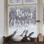 Merry Christmas Window Stickers Pack Of 2