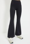 Flare Knitted Trousers - Black