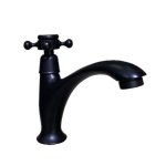 B Series - Deck Mounted Pillar Tap Blackened Brass