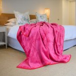 Belfiore Finesse - Plain Cerise - 200 X 200 Cm