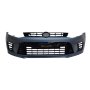 Polo Vw 6 / 7 / New Vivo Hatchback Front Bumper Wrc Style 2010+ Better Quality Gloss Black Grilles + Main Grille - Spares Direct