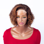 Ruby Love Hair Deep Wave Bob Wig 4X4 12 Inch