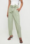 Superbalist Barrel Leg Trouser With Self Fabric Tie Belt - Olive