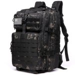 1000D Nylon Waterproof Outdoor Rucksacks Sports Camping Hiking Trekking Fishing Backpack For Men Women 25L 50L