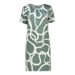 Short Sleeve Printed Tunic Dress