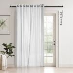 Ready Made Eyelet Blockout Curtain White - 230X240