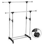 Double Pole Telescopic Clothes Rail