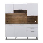 Ferrara Kitchen Dresser UK Oak + Snow White