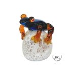 Frog On Glass Ball