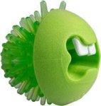 Rogz Fred Medium Treat Ball For Dogs Lime