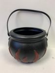 Black Pot bucket With Flames