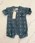 New Earth Child Blue Sailing Romper Newborn