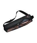 Manduka Yoga Breathe Easy Mat Carrier - Lightweight Breathable Mesh With Zipper Closure Easy To Carry Hands-free Black 26.5" X 6