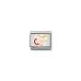 Composable Link Pink Pacifier In Gold