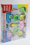 Handbell Baby Rattle 6 Piece Set