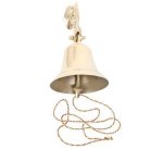 Bulk Pack X 2 Bell Ship's Cord Ringer Brass 11CM