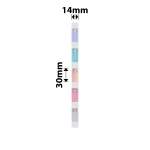 NB157 - - D11 D101 D110 H1S - 14X30MM - 210 Fortune Cat Labels