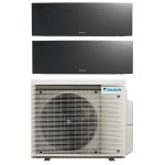 Daikin Multi-split 2 Rooms 9000 Btu + 18000 Btu Emura Black