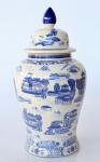 Blue & White Temple Jar 60X30CM